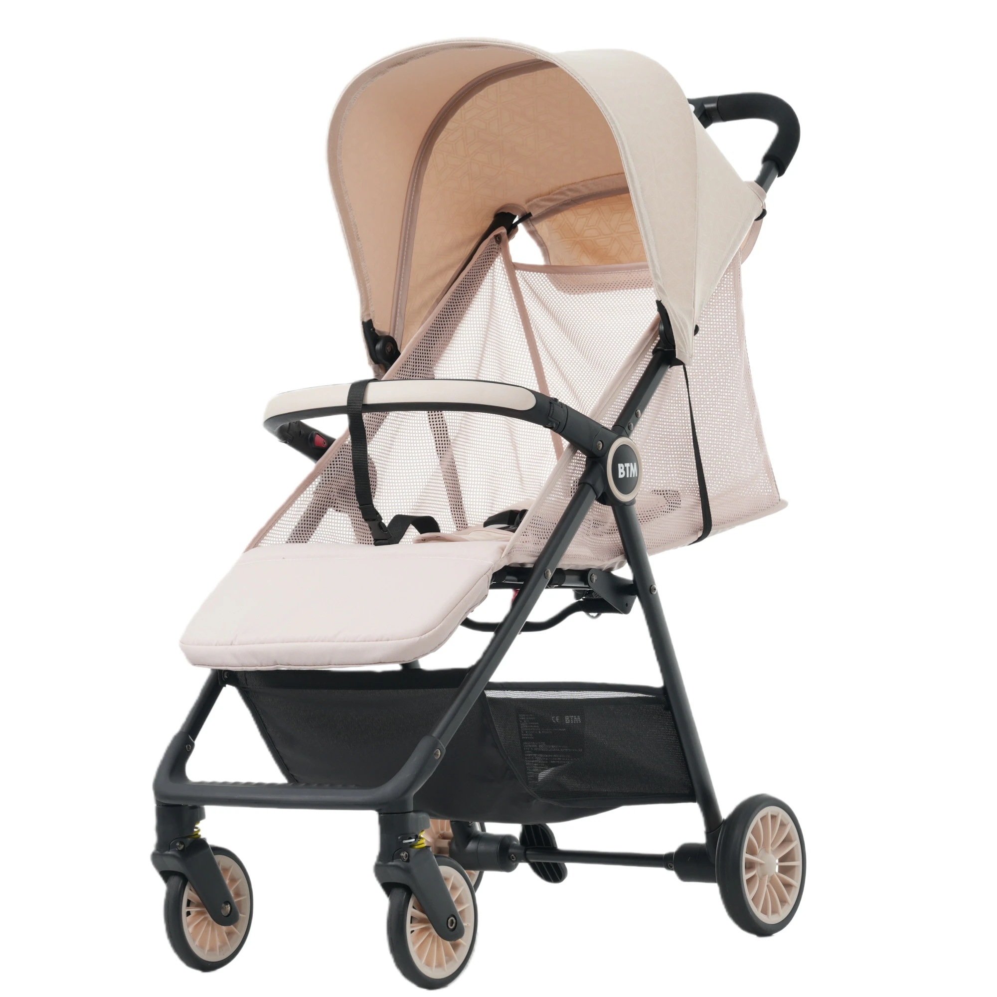 ベビーカー 折りたたみ 超コンパクト 軽量 0~3歳頃 AB兼用 バギー メッシュ4輪 コンパクト リクライニング スタイリッシュ メッシュ シンプル 新生児 赤ちゃん 出産祝い プレゼント ギフト2