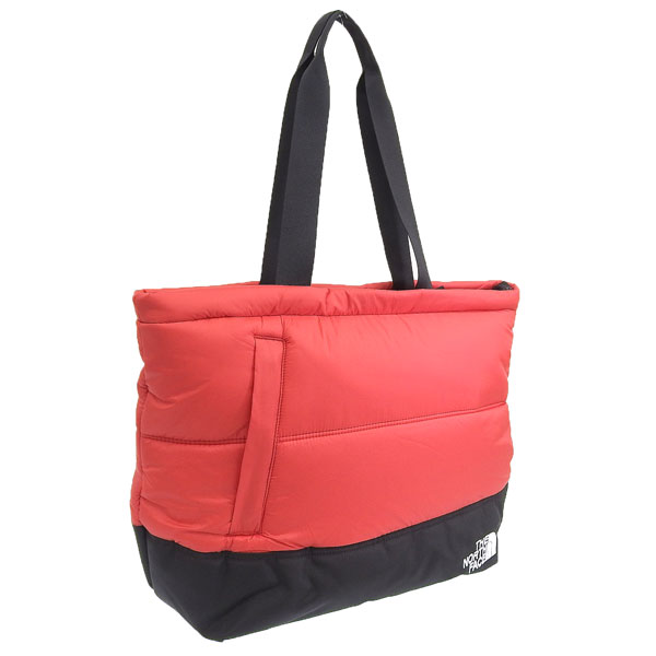 ノースフェイス バッグ メンズ レディース トートバッグ ナイロン レッド ヌプシ NUPTSE TOTE NN2PQ86C-RED THE NORTH FACE A4対応