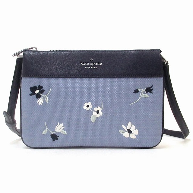 Kate spade ケイトスペード アウトレット フローラル 刺繍 エンブロイダリー レイラ トリプルガセット クロスボディ ショルダーバッグ KG622 403 14,546円