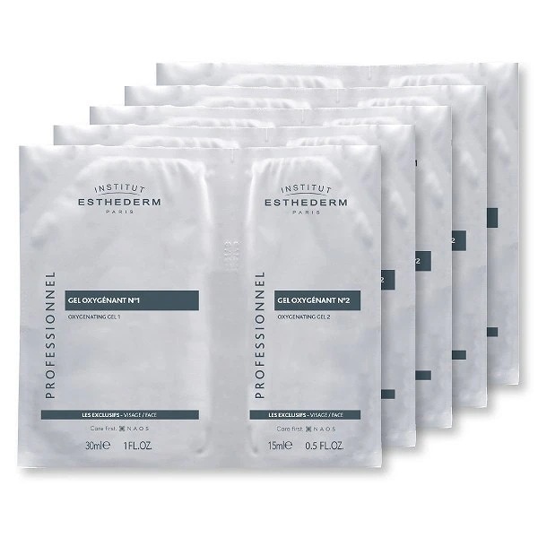 [国内正規品]オキシジェル 1＆2 5袋 業務用 洗い流すパックマスク