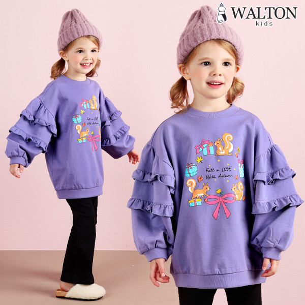 ラブリーフリルロングTシャツ