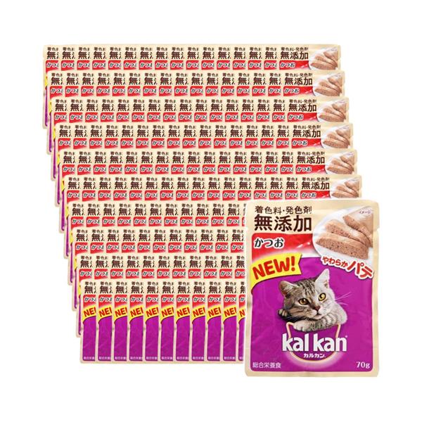 160個セット カルカン パウチ やわらかパテ かつお 無添加 70g キャットフード