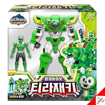 ミニ特攻隊 スーパー恐竜パワー2ティラゼキアーマーボットトランスアーマーロボット玩具 6,873円