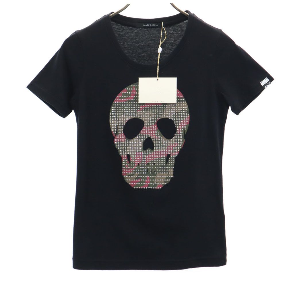 未使用 日本製 半袖 Tシャツ M ブラック スカル レディース