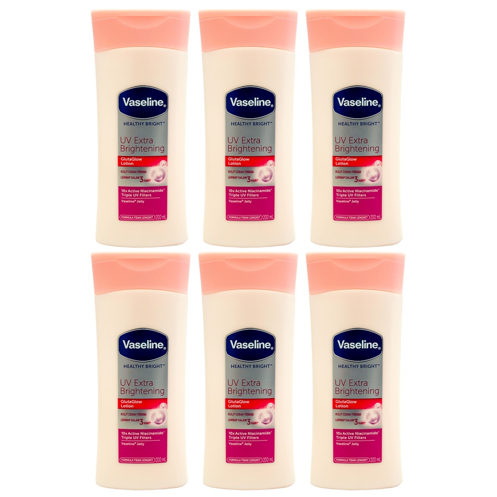 ボディローション ヘルシー ブライトシリーズ 200mlx6本 UV エクストラ ブライトニング