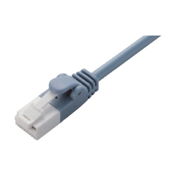 (まとめ) エレコムツメ折防止やわらかLANケーブル(Cat6準拠) ブルー 1.0m LD-GPYT/BU10 1本 (×30セット)