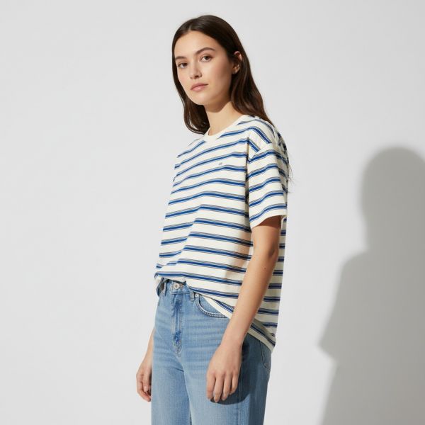 Multi-Stripe T-Shirt Blue