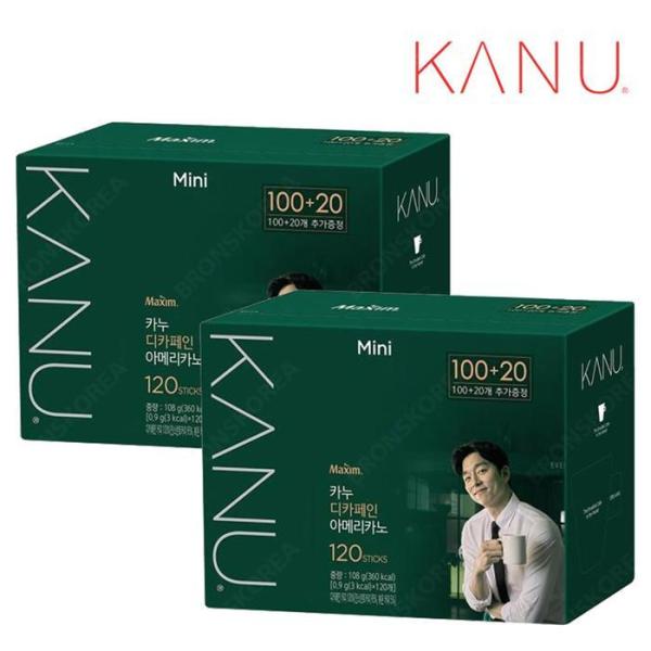 東西 マキシム カヌ ミニ デカフェイン 120T X 2個 コーヒー豆