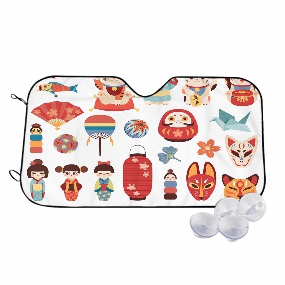 日本のおもちゃ-国-文化-幸運-アイテム 太陽耐熱性を遮断し