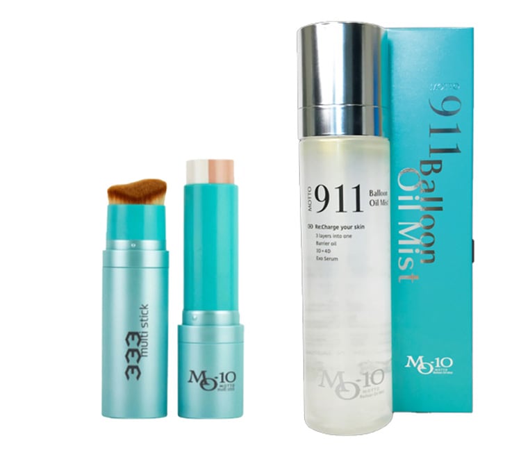 【正規品】MOTTO MO-10 911 バルーンミスト オイルミスト 120ml化粧水 MO-10 & MOTTO 333 トリプルスリー マルチスティックファンデーション12.5gの2点セット