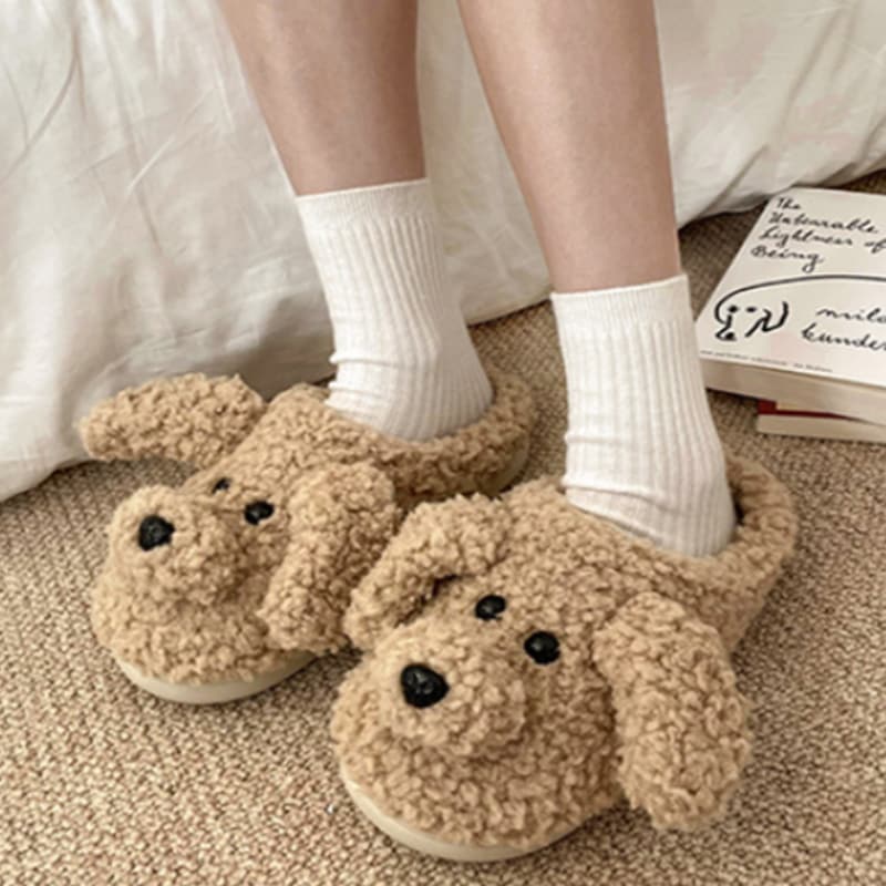 ふわふわ毛スリッパ_1+1