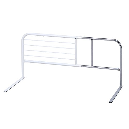 不二貿易 ベッドガード 転落防止 布団ずれ防止 幅95*120*奥行40*高さ45* ホワイト ハイ
