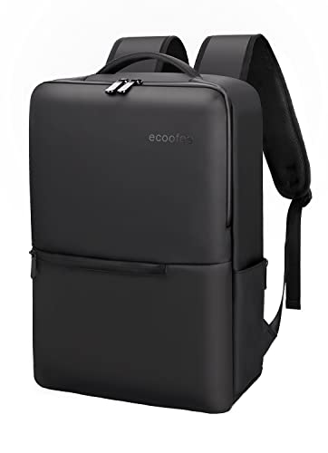 [ecoofee] リュック ビジネスリュック メンズ 防水 15.6インチ PCリュック 止水ファスナー 軽量 リックサックメンズ 大容量 A4収納可 通勤 バックパック 薄型 高校生 通学 出張
