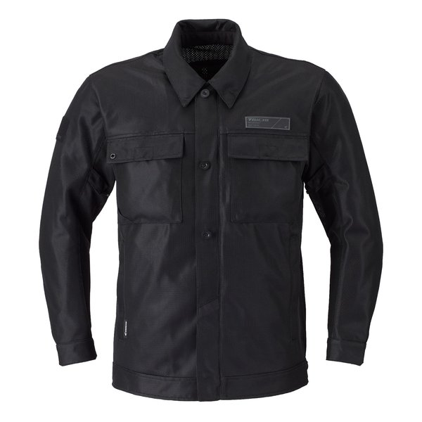 バイク用 春夏 マイルズ エアージャケット ブラック/XLサイズ RSJ353/BLACK/XL
