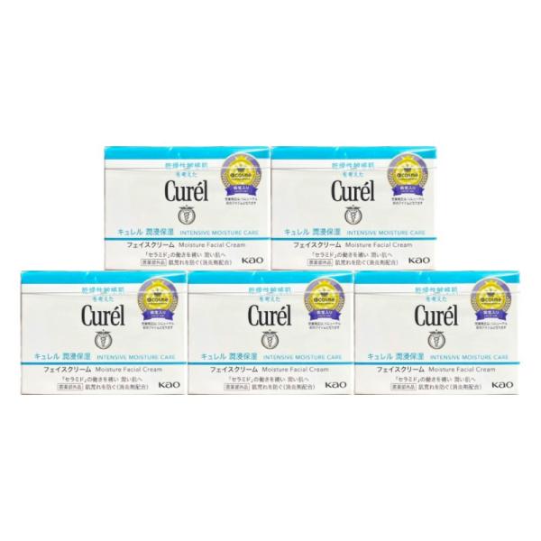 キュ レル 潤浸保湿フェイスクリーム 40g 5個セット 保湿クリーム 8,815円