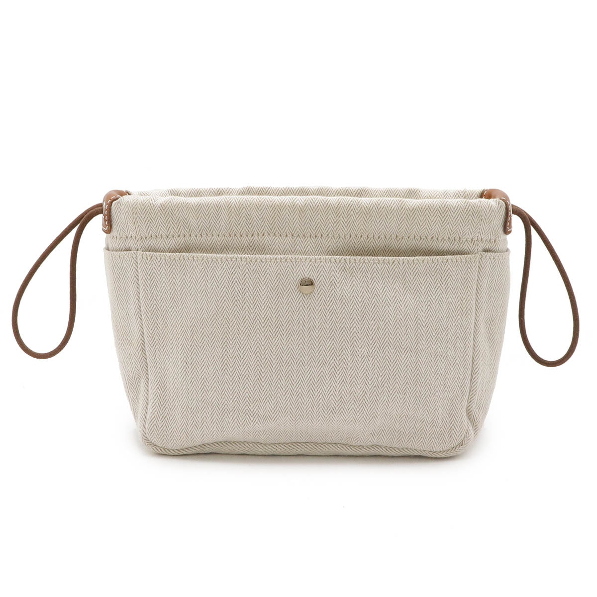 フールビ20 バッグインバッグ 化粧ポーチ コスメ マルチポーチ 小物入れ トワルシェブロン ヴォーバレニア ナチュラ