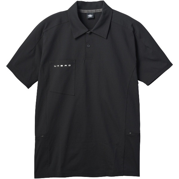 UMBRO アンブロ COACHERS コーチャーズポロシャツ サッカー ポロシャツメンズ UF5SHS70M-BK00 半袖