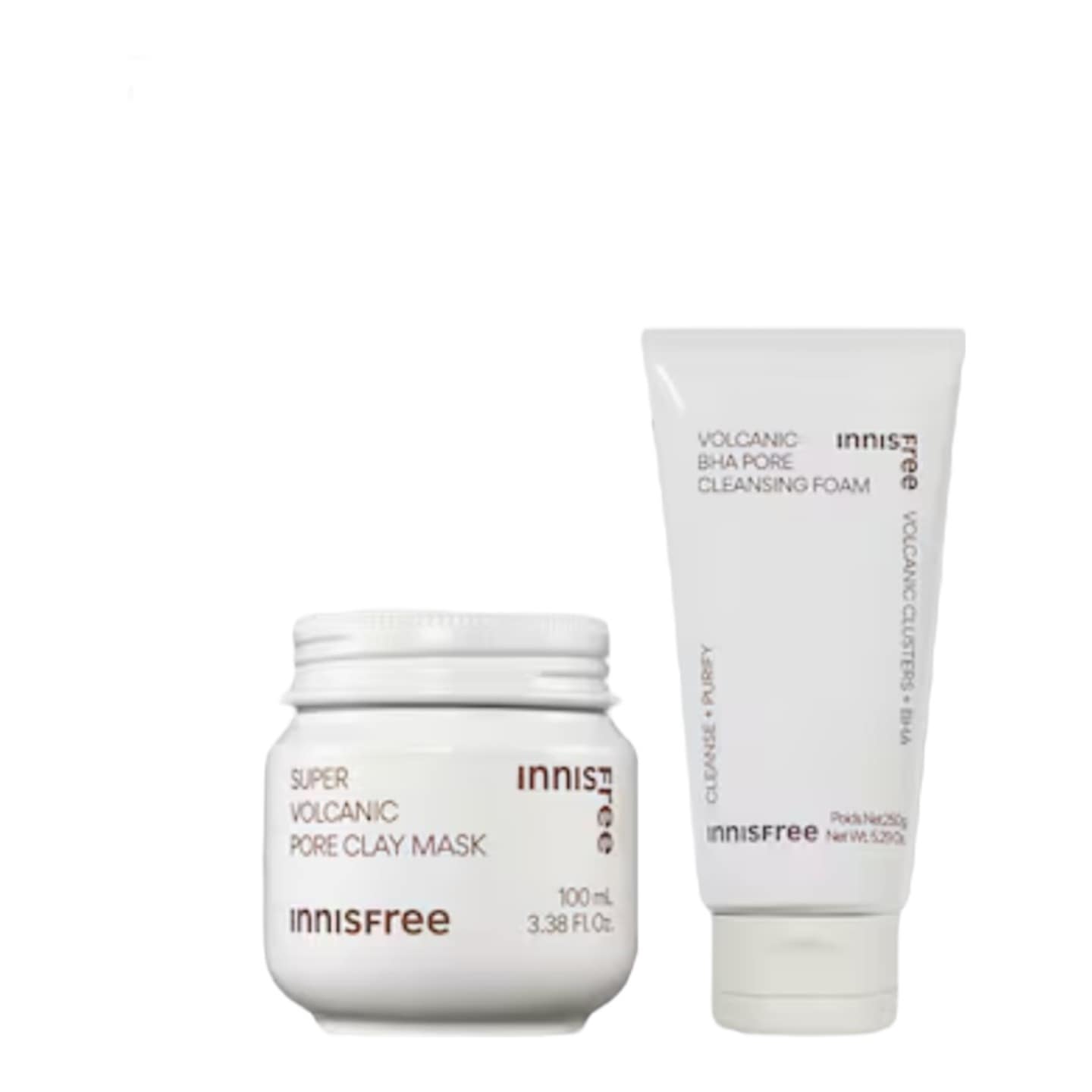スーパー火山松茸 毛穴マスク 100ML+毛穴 BHA クレンジングフォーム 100G
