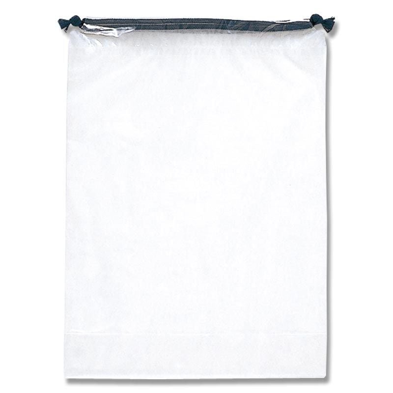 （まとめ買い）シモジマ HEIKO ポリ袋 シャンテバッグ M ナチュラル B 10枚 幅370x高450mm（底マチ80mm） 006635300 [x3セット]