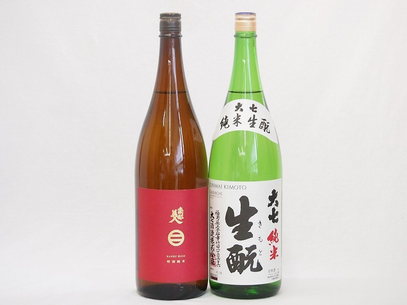 南部美人大七2本セット(南部美人 特別純米(岩手県) 大七 生もと 純米(福島県)) 1800ml