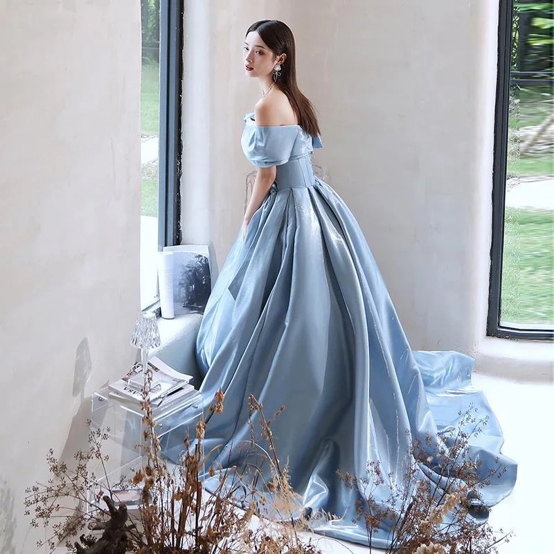 上品パーティードレス2024新作 高級感 気質 ワンピース 花嫁ロングドレス 結婚式ワンピース 結婚式 ドレス韓国ファッション