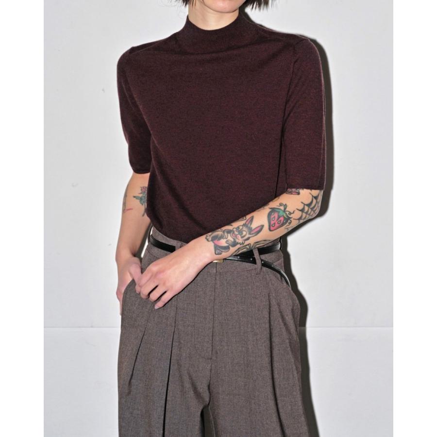 TODAYFUL (トゥデイフル）Halfsleeve Highgauge Knit ベーシックニット ニットウェア