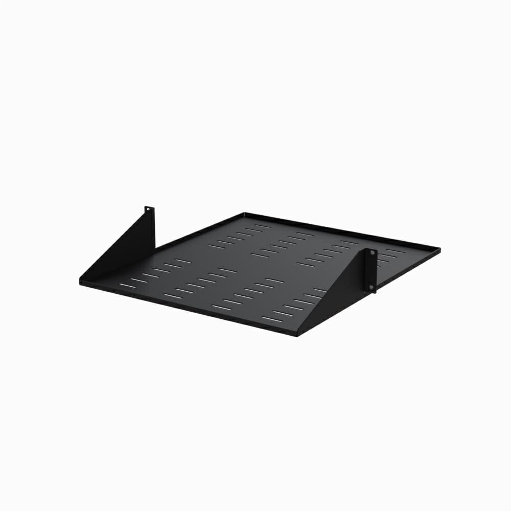 StarTech.com [CABSHF2POSTV2] 2U サーバーラック棚板 スリット付き 2