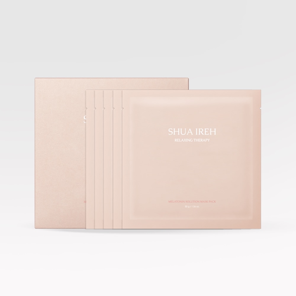 [SHUA IREH]【韓国公式製品】 メラ/トニン ソリューション マスクパック (30g*5ea) + マスクパック追加贈呈