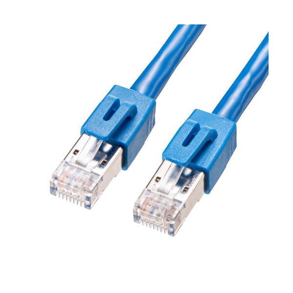 (5個セット) サンワサプライ カテゴリ6STP LANケーブル 3m KB-T6STP-03BLX5