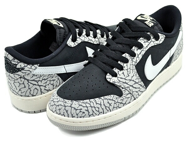 エアジョーダン 1 レトロ ロー OG cz0858-001 エレファント ブラック