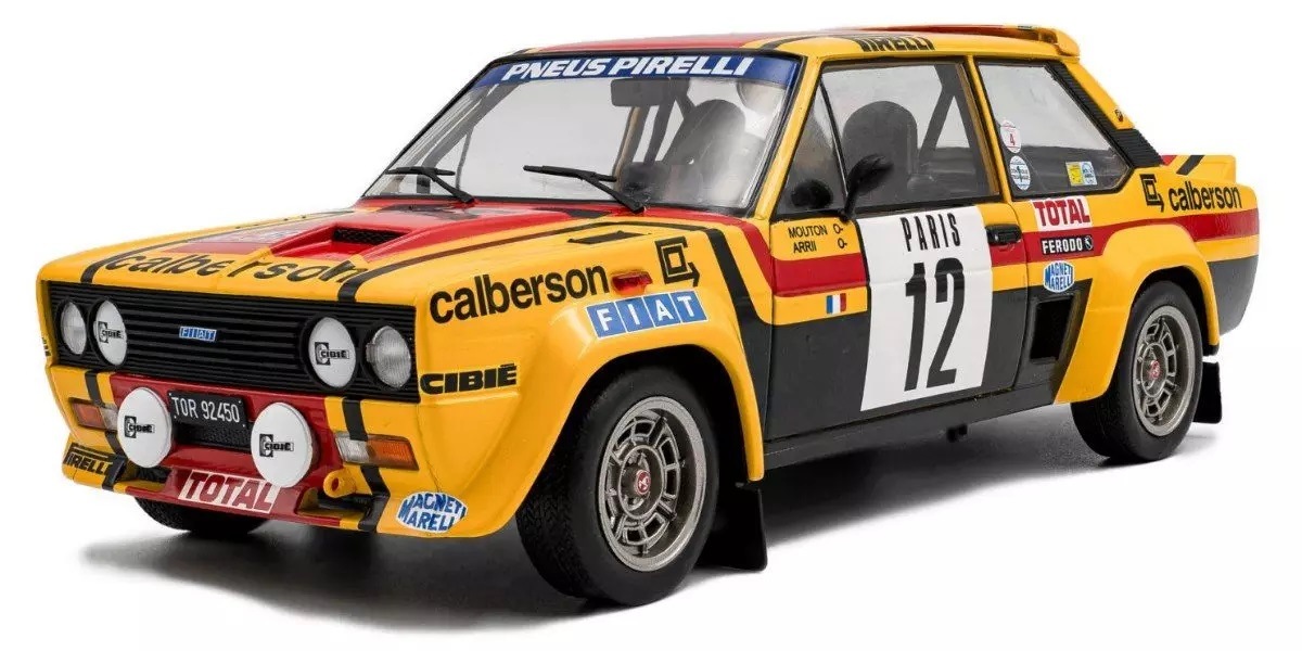 ソリド 1/18 フィアット 131 アバルト モンテカルロラリー 1980 #12【S1806007】 ミニカー S1806007 フィアット 131 アバルト モンテカルロラリー 1980 #12