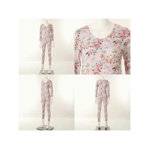 ビーナス ノーマル 25AW フラワー捺染 極細糸起毛 女性下着セット VLGQ031S PK C_P409626193