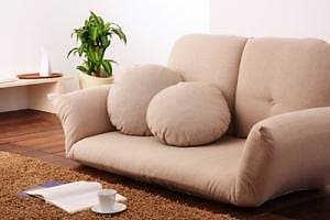 フロアカウチソファ[Fula]フーラ アイボリー