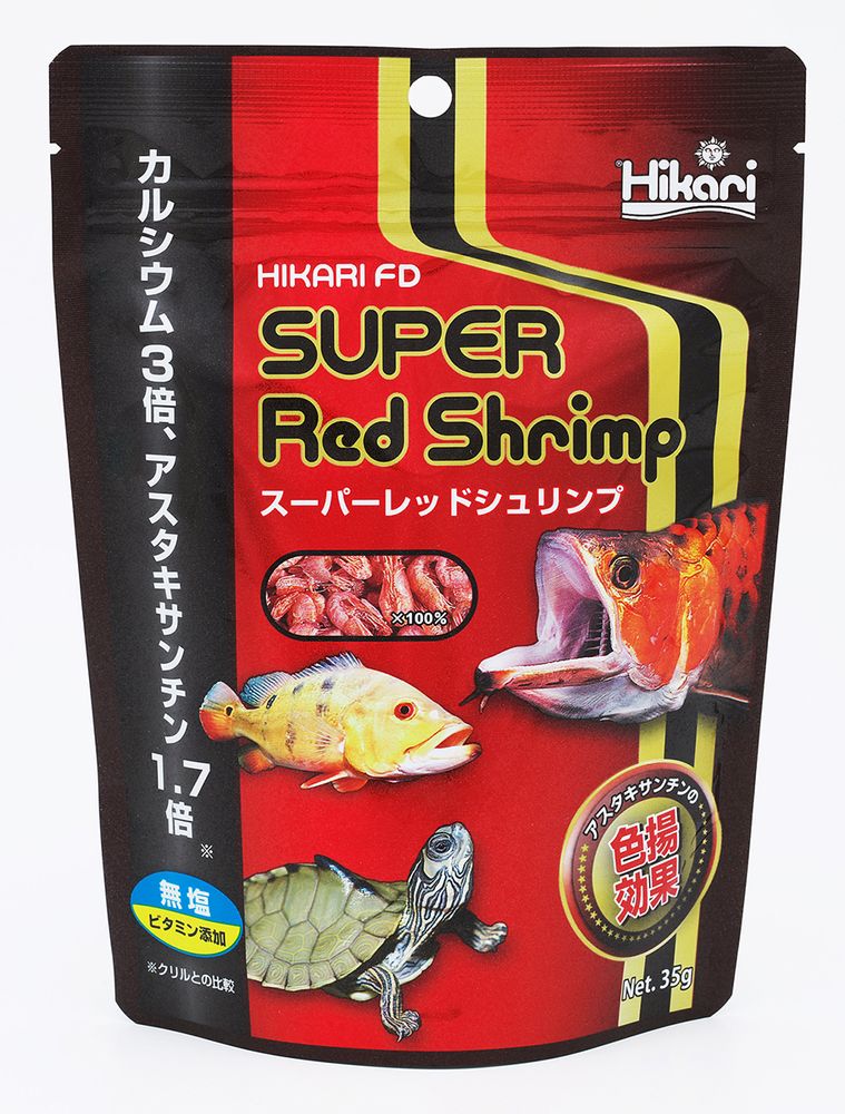 （まとめ買い）ひかり FDスーパーレッドシュリンプ 35g 観賞魚用フード [x7]
