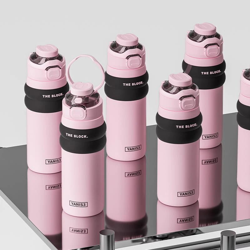 トラベ魔法瓶カップ女性ストロー夏ポータ保護2024学生と冷たい水新しいの見た目の学生 5,199円