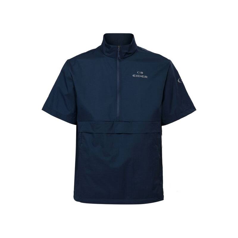 EIDER WIND DRY（ウィンドドライ） メンズ半袖アノラック_Carbon Blue DMM251131A 365690