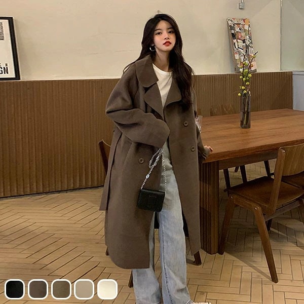 最新入荷チェスターコート レディース ミディアムコート ロングコート コクーンコート 小柄 レディース 秋 冬 冬服 定番 暖かい ロング チェスター コート カジュアル シンプル フォーマル アウタ