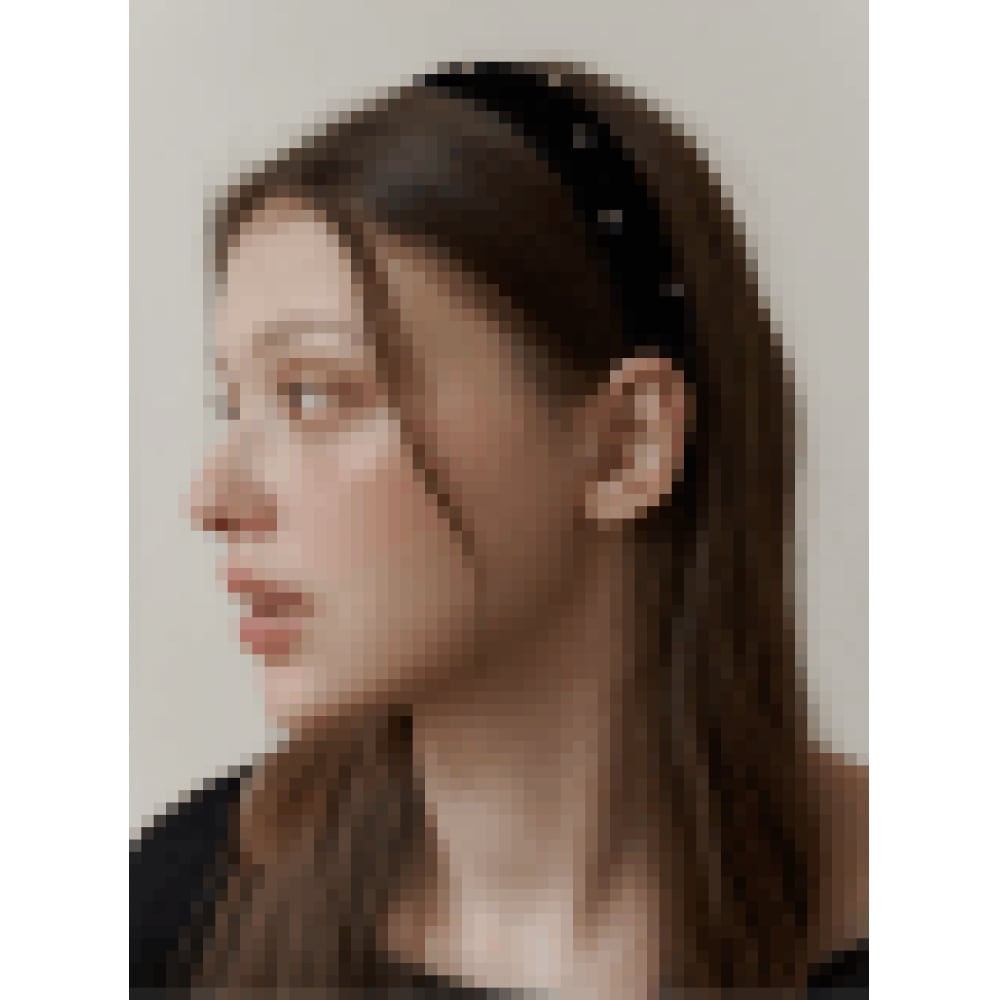 KINDABABY キュービックポイント ベルベット ヘッドバンド