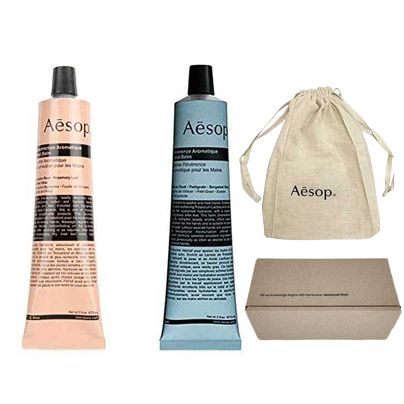 ハンドバーム (レスレクション 75ml, レバレンス 75ml) セット, コットンバッグ贈呈