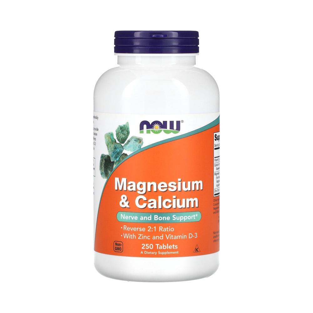 NOW Foods マグネシウムとカルシウム 250錠