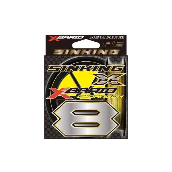 XBRAIDJAPAN PEライン Xブレイド オードラゴンX8 300m 3号 イエロー