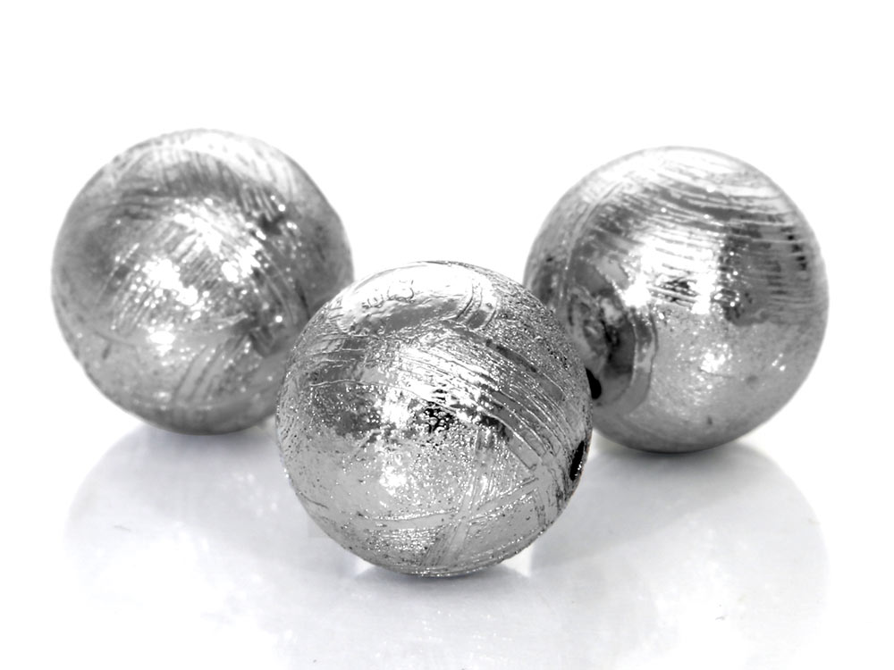 1粒売り ギベオン 隕石 10mm シルバー 銀色 パワーストーン バラ売り 天然石 パワーストーン ばら売り ビーズ 穴あき 1玉売り アクセサリー パーツ ハンドメイド アクセサリーパーツ 材料