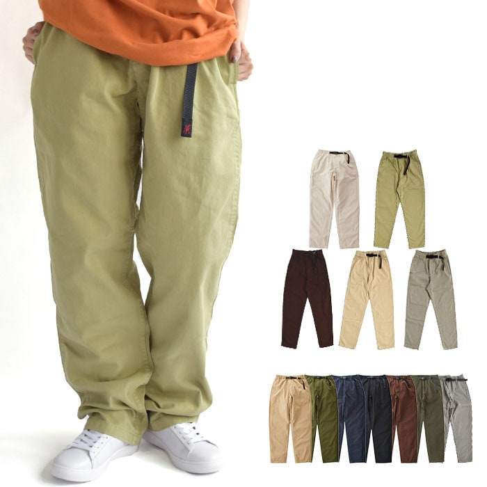 【2024年春夏新色】パンツ PANTS グラミチパンツ ロングパンツ 定番 メンズ ゆったり シルエット コットン 綿100％ ウエストゴム ポケット付き G102-OGT