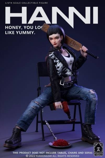 YUANXINGSHI New Product Food Hunter Hanne 1/6 アクションフィギュア HSLX-001