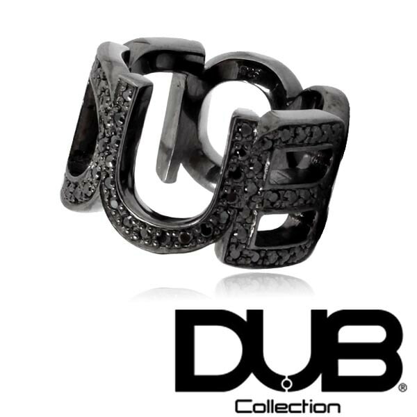 再入荷なし　即納 DUB ジュエリー リング 104-4 BK シルバー アクセサリー メンズ レディース ダブジュエリー ダブコレクション 指輪 CanCam キャンキャン Scawaii Sa