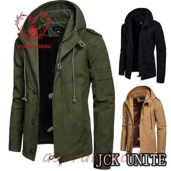 ダウンジャケット メンズ ジャンバー ダウンコート 中綿 ストレッチ フード付き 冬アウター フード付き 防寒防風 スリム 綿 無地 冬服 保温 3色展開 ハイネック