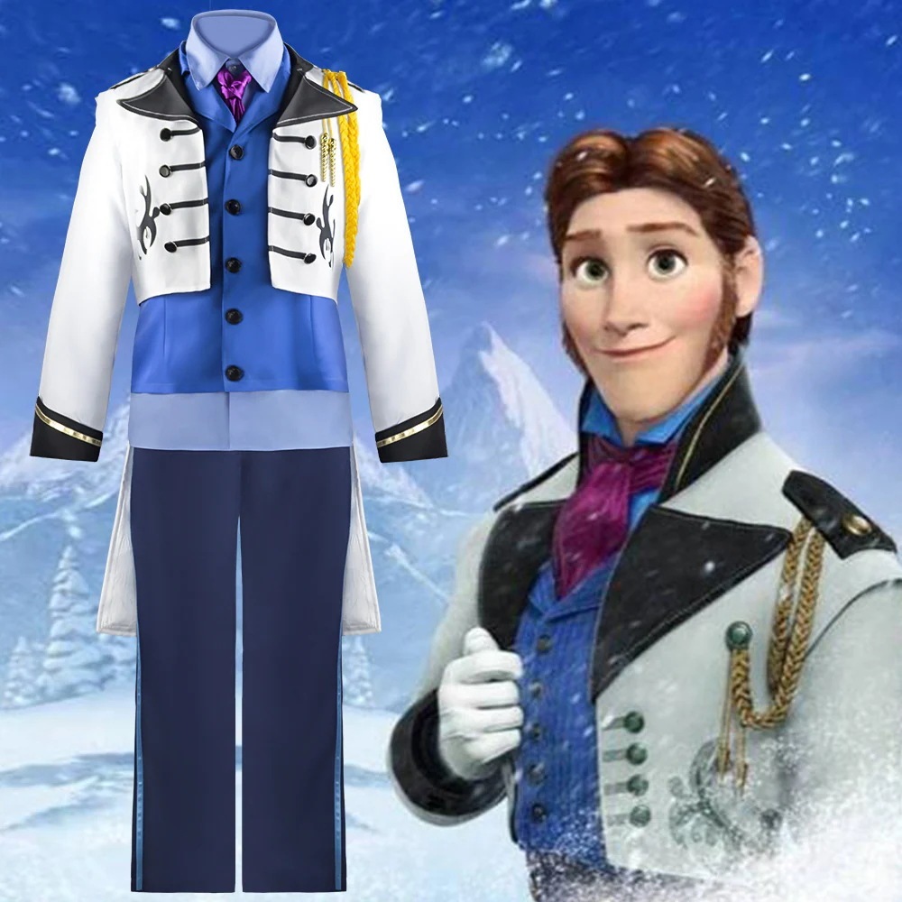 K906ハロウィーン白雪皇后アナと雪の奇縁cos服ハンス王子フロゼンハンスコスプレ