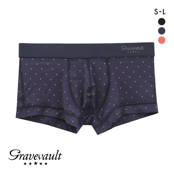 グレイブボールト mizutama ローライズ ボクサーパンツ SML メンズ 前閉じ 日本製 Gr