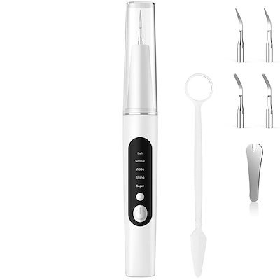 他サイト： BOJNGEWIN 超音波歯クリーナー 犬用歯ブラシ USB充電式 超音波振動 5モード調節可能 内蔵LED照明 クリーニングキット IPX6防水 猫犬兼用の商品画像