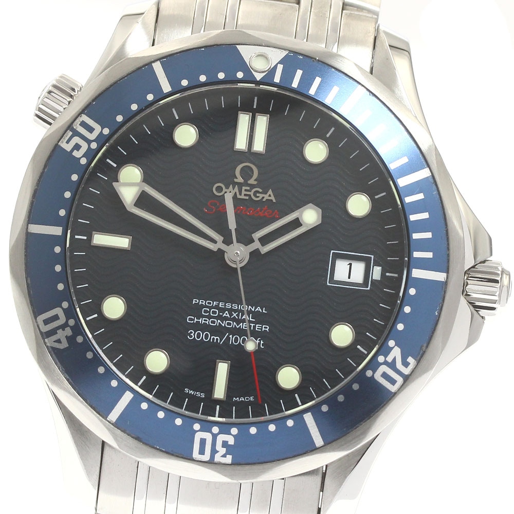 オメガ OMEGA 2220.80 シーマスター300 デイト コーアクシャル 自動巻き メンズ 良品 _877732【中古】